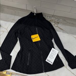 Lululemon define jacket nulu flocked, size 6, NWT